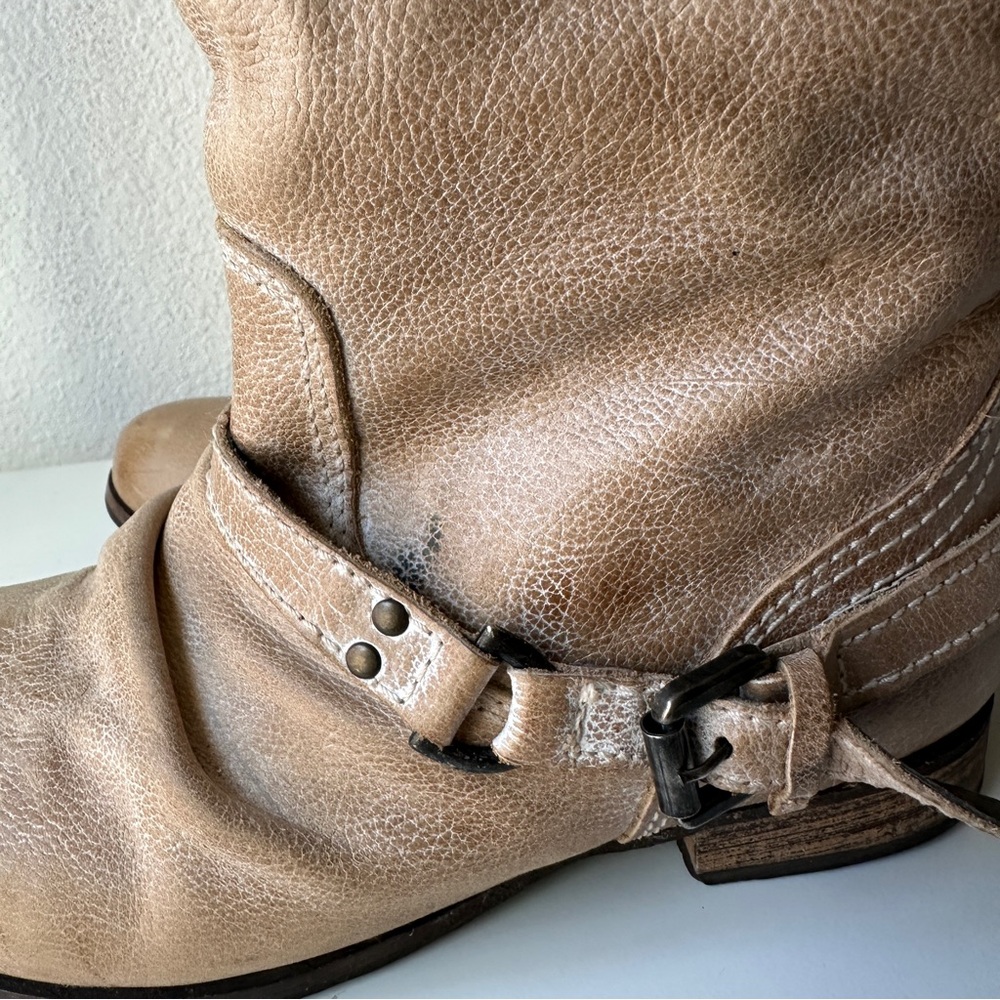 Freebird Women’s Tan Knee-High “Roady” Leather Boots Size 7 - Picture 9 of 13